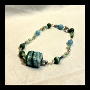 Glass Bead Bracelet
